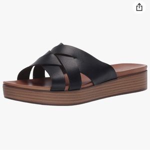 Rock & Candy Women's Calilea-Black Slide Sandal-Size 11